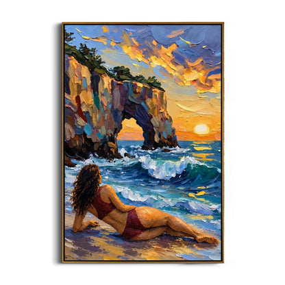 sunset-coastal-arch-canvas-wall-art-frame