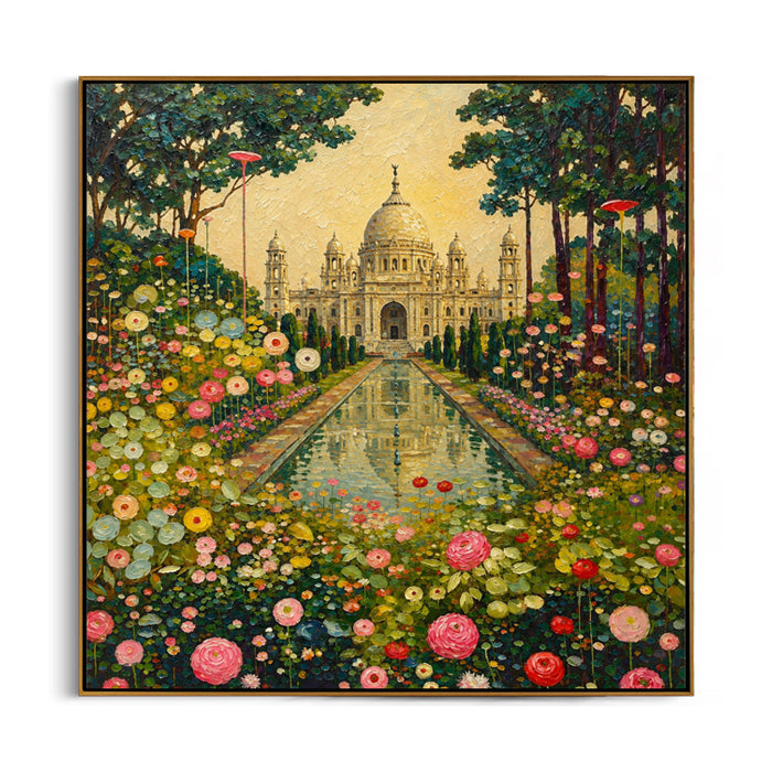taj-mahal-floral-garden-canvas-wall-art-frame