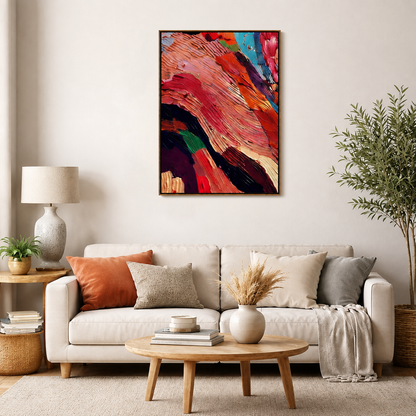 textured-palette-knife-canvaswall-art