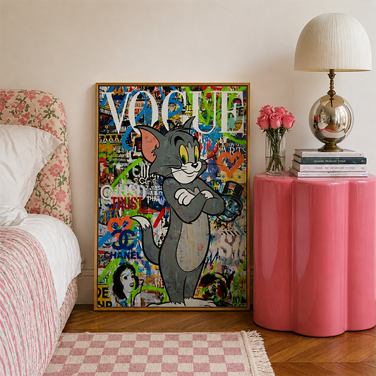 tom-cat-pop-art-canvas-wall-art
