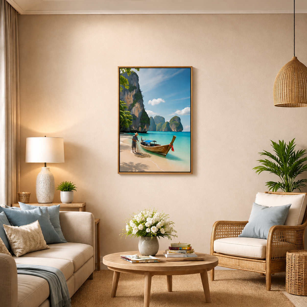 tropical-beach-boat-canvas-wall-art