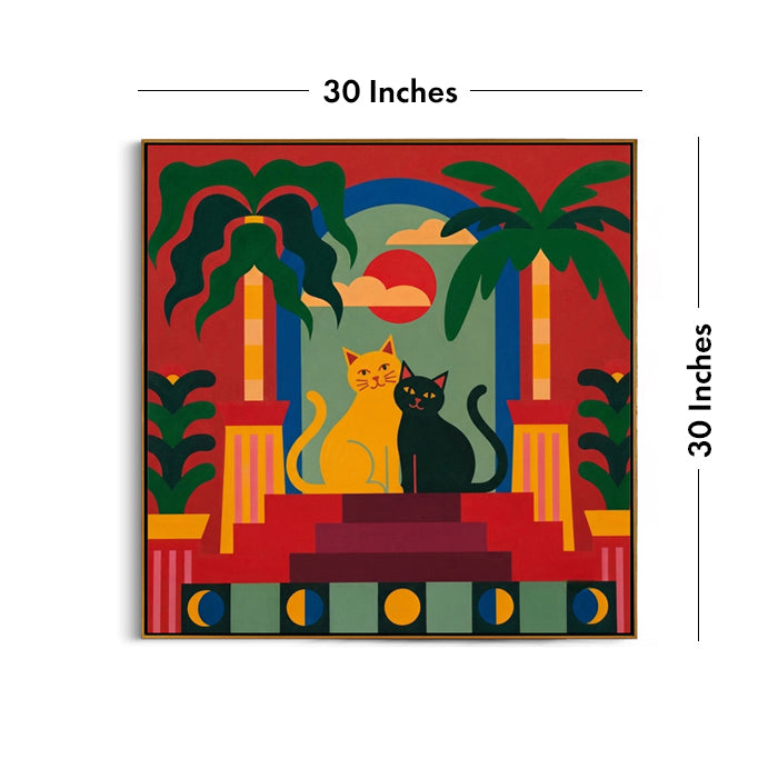 tropical-cat-paradise-wall-art-dimension