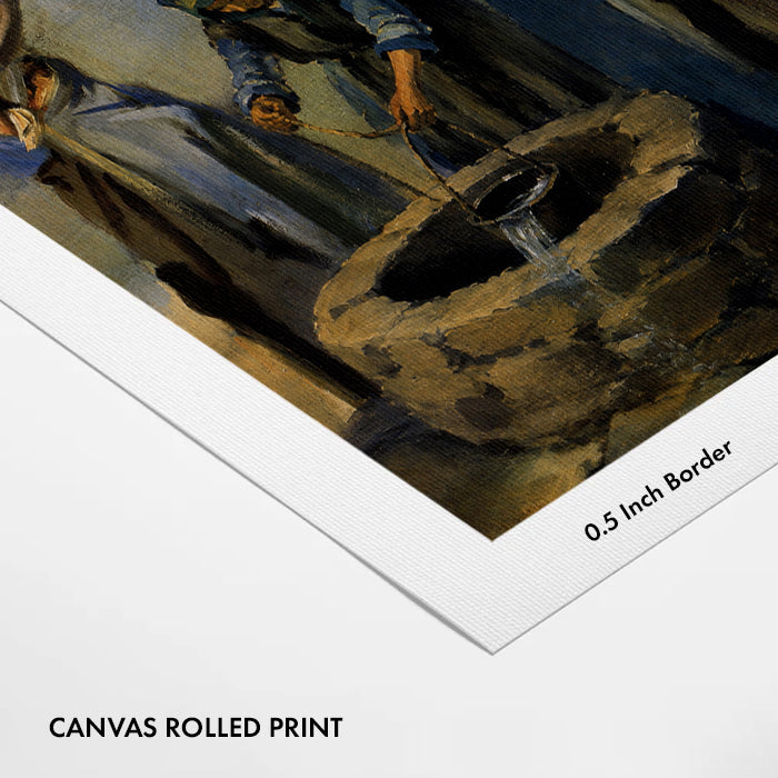 village-life-at-the-old-well-canvas-wall-art-print