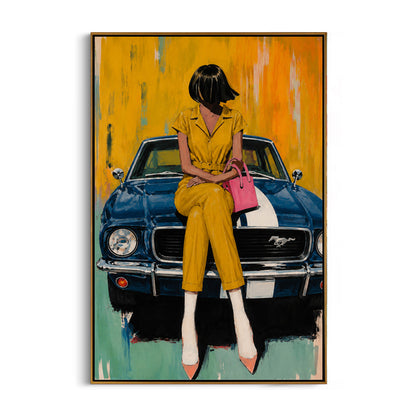 vintage-mustang-style-canvas-wall-art-frame