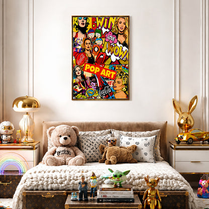 vintage-pop-art-collage-canvas-wall-art