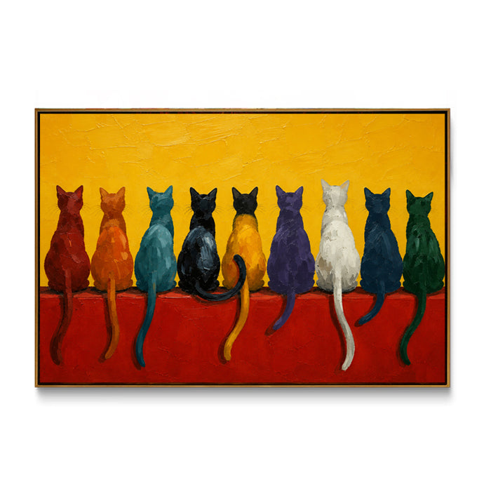 whimsical-cat-gallery-wall-art-frame
