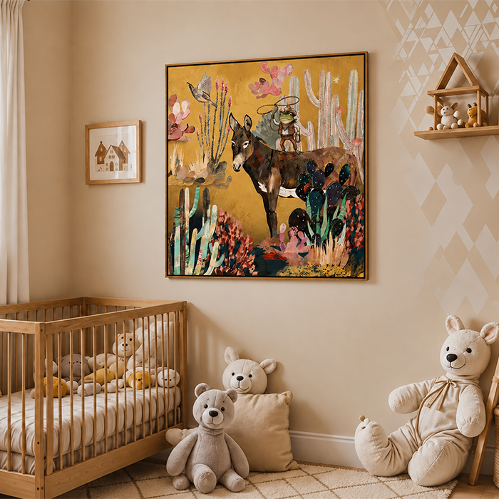 whimsical-donkey-canvas-wall-art