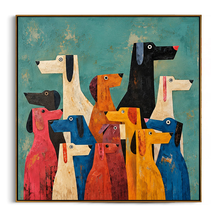 whimsical-modern-animal-wall-decor-for-dog-lovers-frame