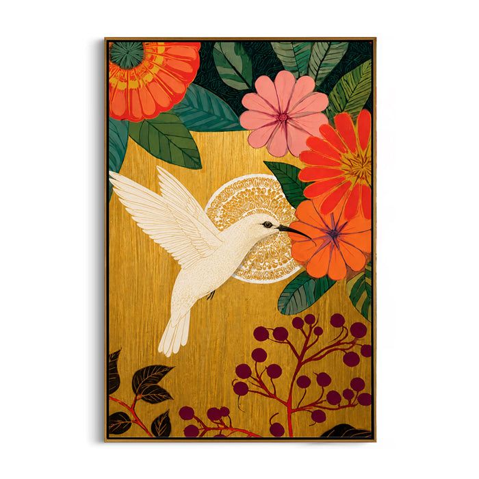white-hummingbird-canvas-wall-art-frame
